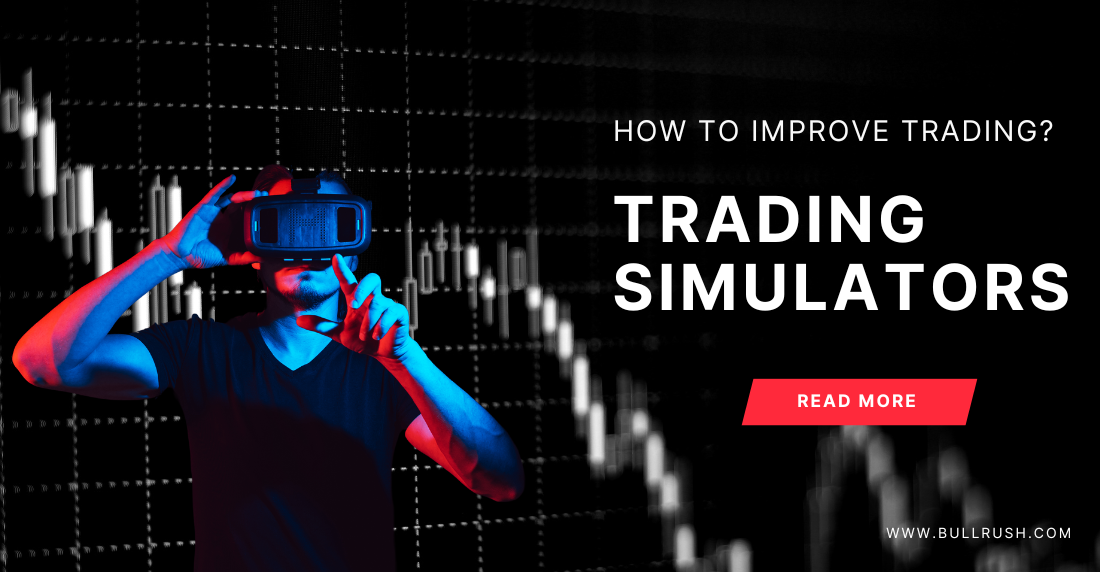 Graph illustrating trading performance in a trading simulator environment.